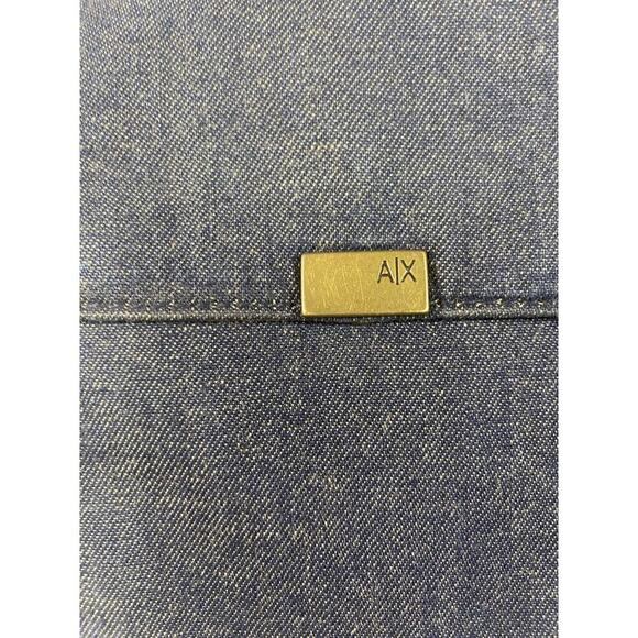 Armani Exchange Purse Womens Blue Denim A/X Clutch / Wallet - Picture 2 of 12